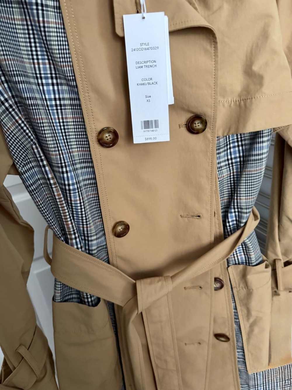 NWT: Veronica Beard XS Trench Coat - Perfect for Fall!
